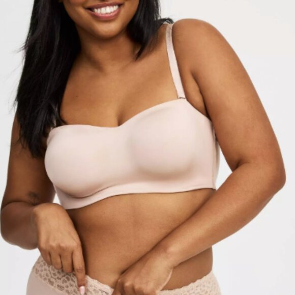 NEW - Torrid Strapless Unlined Smooth Straight Back Bra - Size 44C - Picture 1 of 6